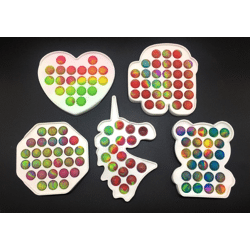 Antistress Magic Pop it Spielzeug Marmor/Weiß