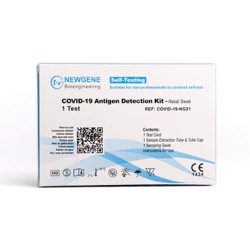 Newgene COVID-19 Antigen Selbsttest Kit - Nasal Swab - 1er Laientest nasal DE / NL / FR 