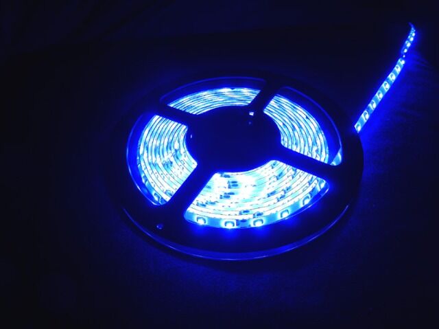 LED Leuchtstreifen blau 5m