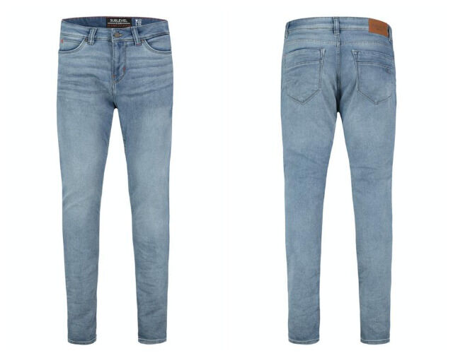 Sublevel Herren Jeans Hose blau sortiert