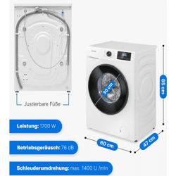 BOMANN WA 7174 Waschmaschine (7 kg, C)