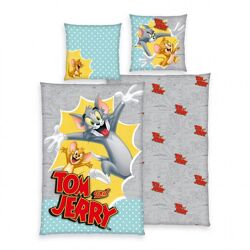 Tom & Jerry - Wendebettwäsche - 80 x 80 / 135 x 200 cm