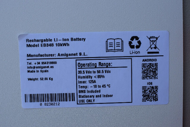 Solar EasyBattery 10 kWh 48V 