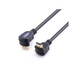 Reekin HDMI Kabel - 2,0 Meter - FULL HD 2x 90° (High Speed w. Ethernet)