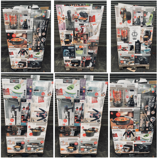 Mixpaletten, Haushaltsware, XXL, A+B Ware Export, Container-LKW für Export, Nummer 1 in NRW !!!