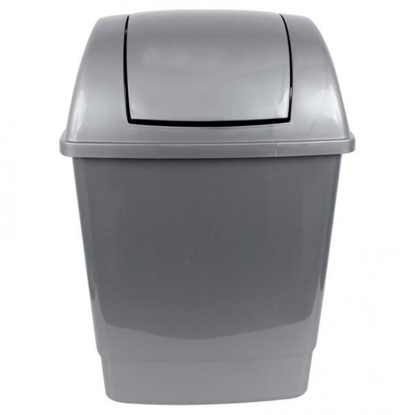 Abfalleimer m. Schwingdeckel, 26L, 49x32,5x28,5cm,