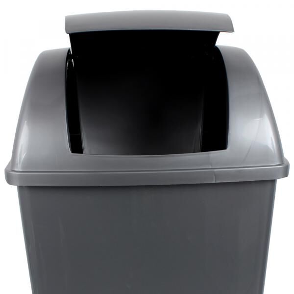 Abfalleimer m. Schwingdeckel, 26L, 49x32,5x28,5cm,