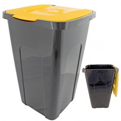 Abfalltonne Recycling, 50 L, 56x36,5x36,5cm, Gelb