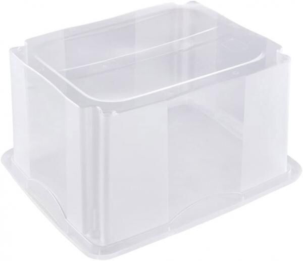 Box, Dreh-Stapel-Box, 24 Liter, Transparent