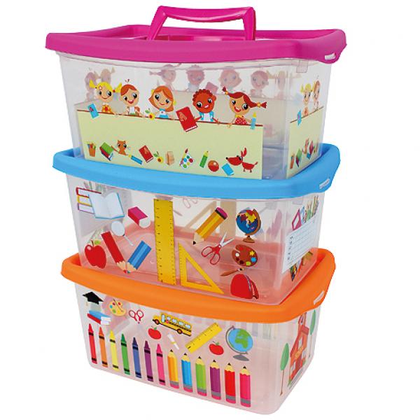 Box mit Deckel KIDS, 4 Liter, 29,2x19,3x13,2 cm
