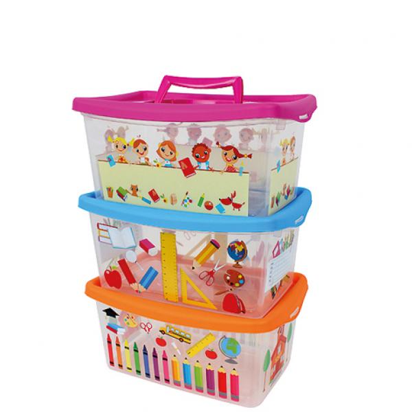 Box mit Deckel KIDS, 4 Liter, 29,2x19,3x13,2 cm