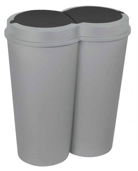 Eimer, Abfalleimer DUO BIN, ca. 2x 25 Liter,