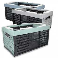 Klappbox mit Henkel, 16 L, 20 x 40 x 27 cm,