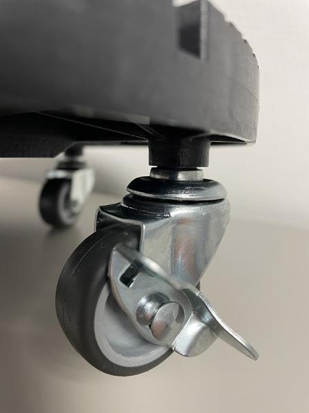 Pflanzenroller, WPC, rund, d= 30 cm, Anthrazit