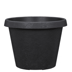 Pflanzkübel Crotone, d= 39 cm, H = 30 cm, Anthra