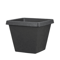 Pflanzkübel Crotone Square, 28 x 34 x 34 cm,Anthra