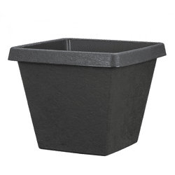 Pflanzkübel Crotone Square, 32 x 39 x 39 cm,Anthra
