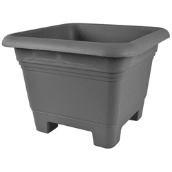 Pflanzkübel JULIA, 37,5 x 37,5 cm, Anthrazit