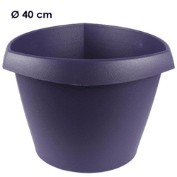 Pflanzkübel TRIGON, d= 40 cm, Höhe= 29 cm, Lila