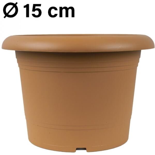 Planter cylinder, d= 15 cm, terracotta