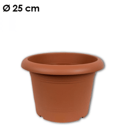 Pflanzkübel Zylinder, d= 25 cm, Terracotta
