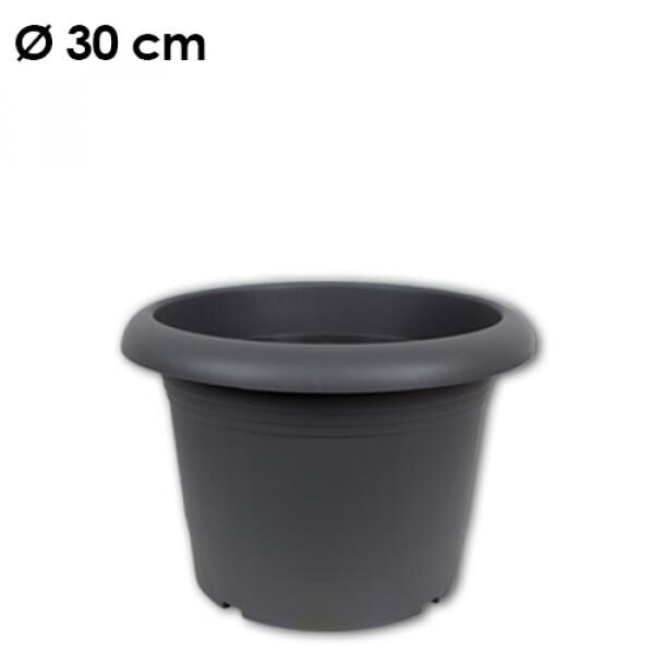 Pflanzk&uuml;bel Zylinder, d= 30 cm, Anthrazit