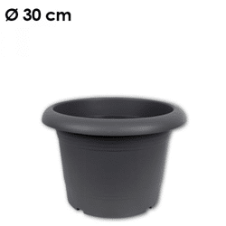 Pflanzkübel Zylinder, d= 30 cm, Anthrazit