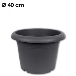 Pflanzkübel Zylinder, d= 40 cm, Anthrazit