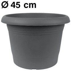 Pflanzkübel Zylinder, d= 45 cm, Anthrazit