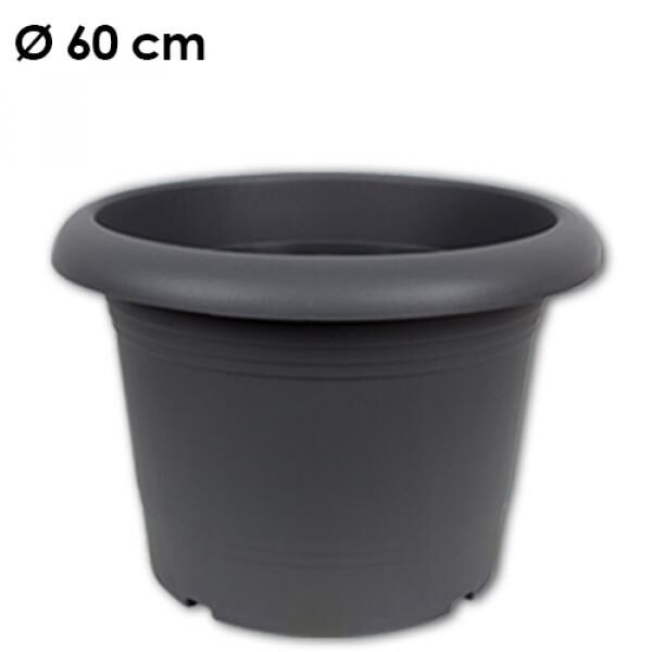 Pflanzk&uuml;bel Zylinder, d= 60 cm, Anthrazit