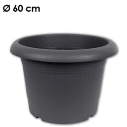 Pflanzkübel Zylinder, d= 60 cm, Anthrazit