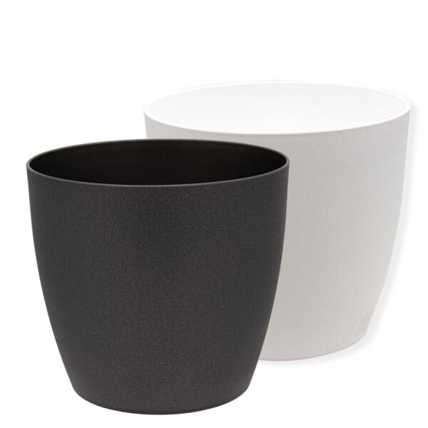 Pflanztopf BERLIN, d=16 cm, H=14,5 cm, Farb. sort.