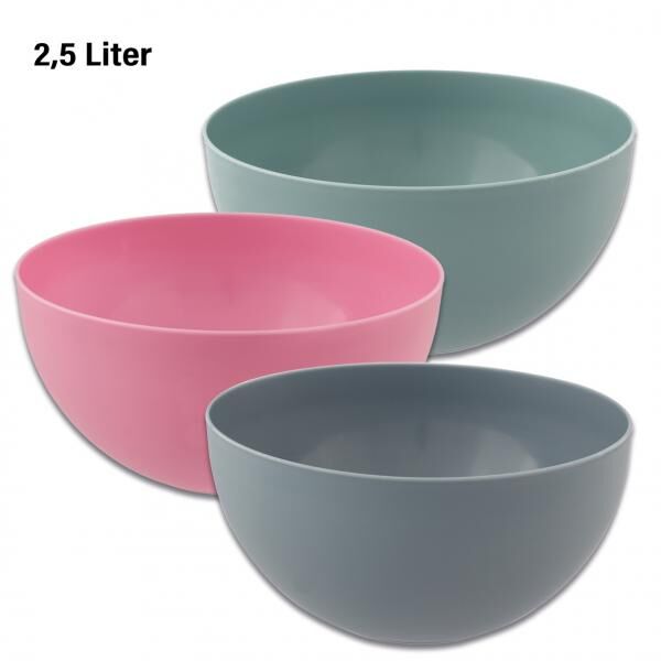 Sch&uuml;ssel, 2,5 Liter, rund, d= 20 cm, H= 10,5 cm,