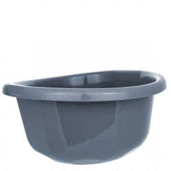 Schüssel LUZERN, 20 L, d=45cm, H=20cm, Dunkelgrau