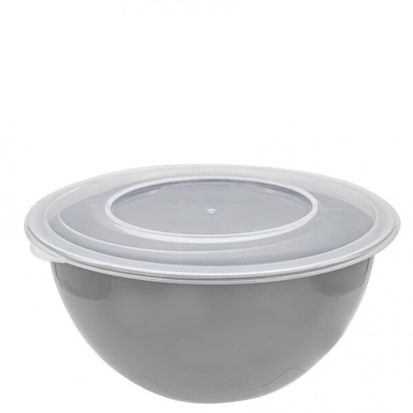 Sch&uuml;ssel mit Deckel, 5 Liter, pastellgrau