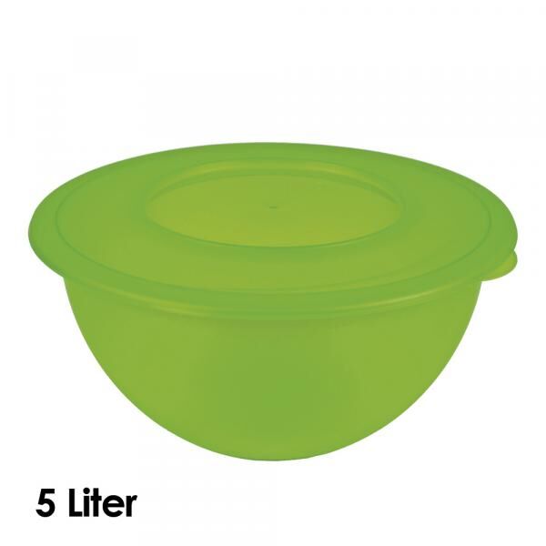 Sch&uuml;ssel mit Deckel, 5 Liter, pastellgr&uuml;n