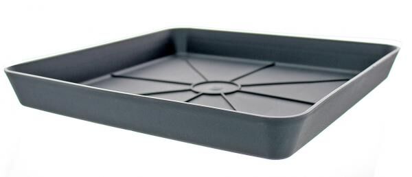 Untersetzer Crotone Square, 30 x 30 cm, Anthrazit