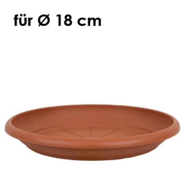 Coaster cylinder d= 16cm Terracotta