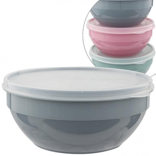 Vorratsdose, 2,5 L, d=23cm, H=9,5cm, Farbig sort