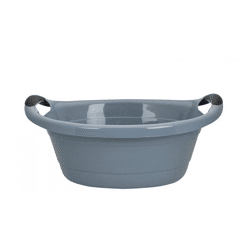 Wanne, 14 Liter, 18 x 50 x 38 cm, Pastellgrau