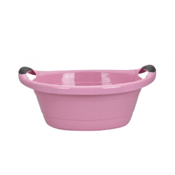 Wanne, 14 Liter, 18 x 50 x 38 cm, Pastellrosa