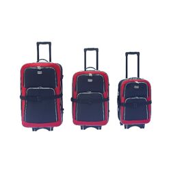 3-Teiliges Reisekoffer Set Trolley Reisetasche Reisegepäck Koffergurt