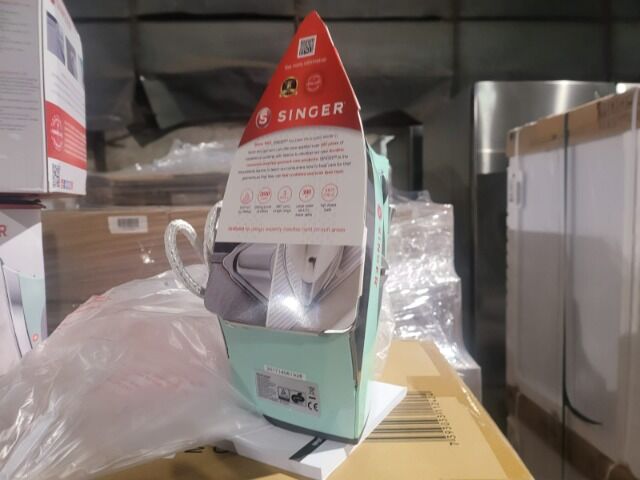 NEW | Singer SteamCraft Plus steam iron | ceramic soleplate | 2600W | 300ml tank | colour: mint grey