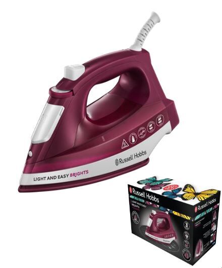 Russell Hobbs - Light & Easy Brights Mullberry & Saphire Dampfbügeleisen