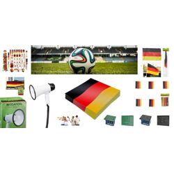  500 Teile XXXL Fußball Sport EM Deutschland riesiges Fan Paket - Verkaufsknüller zur Europameisterschaft in Deutschland 2024 