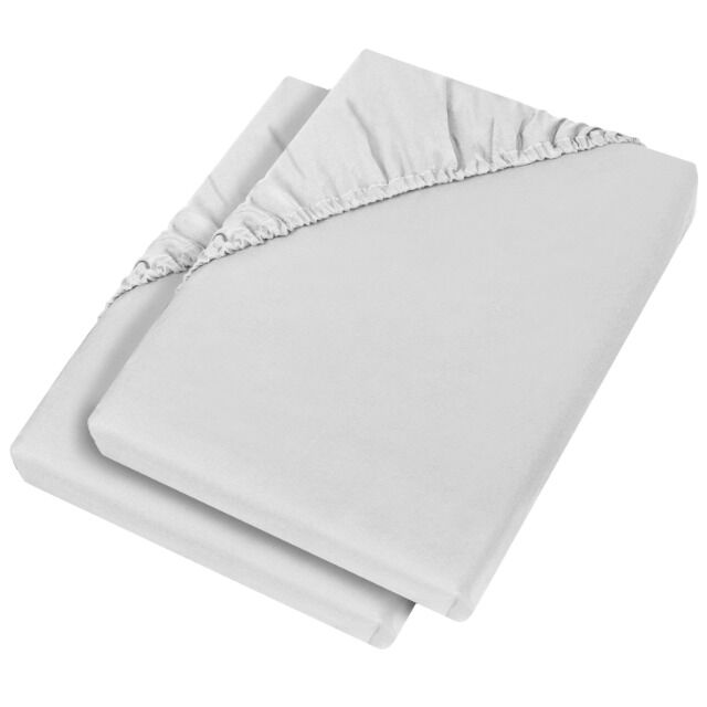 Jersey Spannbettlaken 90 x 200 cm für Matratzen bis ca. 25 cm Höhe