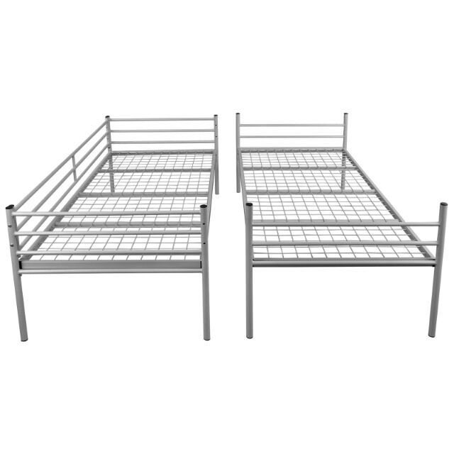 Komplettset: teilbares Etagenbett 90x200 cm inklusive 2 Matratzen, 2 Betten-Sets, 2 Spannbettlaken und 2 Bettwäschegarnituren teilbar in zwe