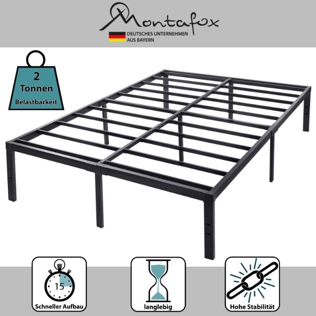 Metallbett Bett Bettgestell 140 x 200 x 40,5 cm