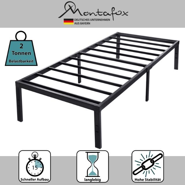 Metallbett Bett Bettgestell 90 x 200 x 41 cm
