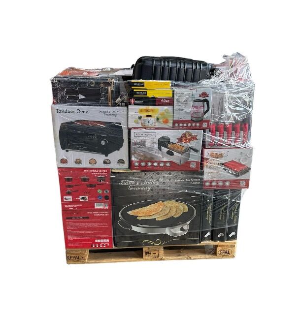 MIXPALETTE 1A-WARE HAUSHALTSWAREN, TOP WARE in OVP (81-TEILE)